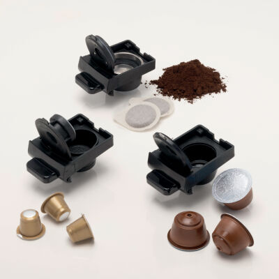 Ariete Çok Fonksiyonlu 4in1 Espresso Makinesi Nespresso, Dolce Gusto, Pod ve Öğütülmüş Kahve Uyumlu Siyah 1304/11 - 5