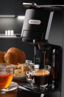 Ariete Çok Fonksiyonlu 4in1 Espresso Makinesi Nespresso, Dolce Gusto, Pod ve Öğütülmüş Kahve Uyumlu Siyah 1304/11 - 6