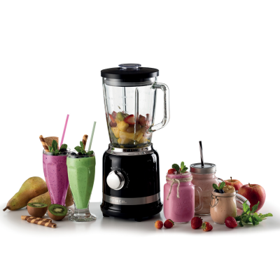 Ariete Moderna Kahvaltı Seti Su Isıtıcı Kettle + Smoothie Cam Blender + Ekmek Kızartma Makinesi Seti Siyah - 3