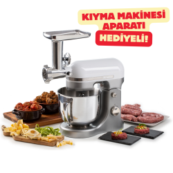 Ariete Moderna Mutfak Şefi Beyaz 1589/01 + Ariete Kıyma ve Makarna Aparat Seti 4079/00 Hediye - Sepette Ekstra %20 İndirim Fırsatını Kaçırma!