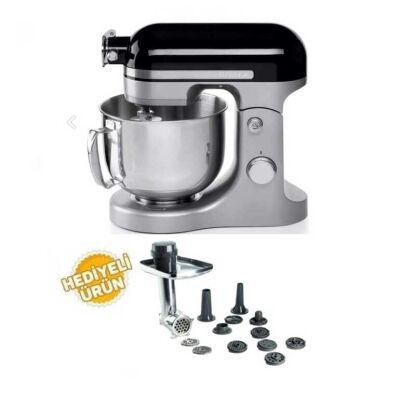 Ariete Moderna Mutfak Şefi Siyah 1589/02 + Ariete Kıyma ve Makarna Aparat Seti 4079/00 Hediye  - 1