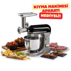 Ariete Moderna Mutfak Şefi Siyah 1589/02 + Ariete Kıyma ve Makarna Aparat Seti 4079/00 Hediye  - Sepette Ekstra %20 İndirim Fırsatını Kaçırma!