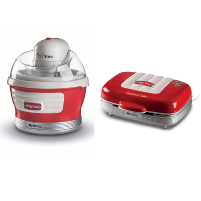 Ariete Party Time Dondurma Makinesi + Sandviç Yapma Makinesi 2'li Özel Set PSET03 - 1