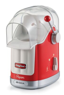 Ariete Party Time Kollu Mısır Patlatma Popcorn Makinesi Kırmızı 2958/00 - 1