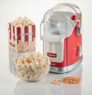 Ariete Party Time Kollu Mısır Patlatma Popcorn Makinesi Kırmızı 2958/00 - 2