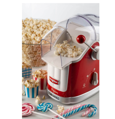 Ariete Party Time Kollu Mısır Patlatma Popcorn Makinesi Kırmızı 2958/00 - 3
