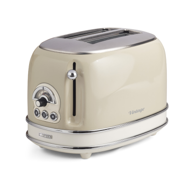 Ariete Vintage Bej 3'lü Kahvaltı Seti (Su Isıtıcı Kettle + Doğrayıcı Rondo + Ekmek Kızartma Makinesi Özel Set KHSET08 - 2