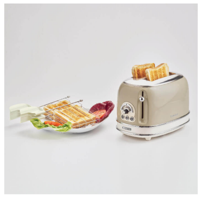 Ariete Vintage Ekmek Kızartma Makinesi 2 Dilim Bej 0155/03 - 2