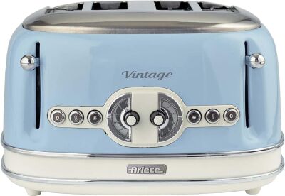 Ariete Vintage Ekmek Kızartma Makinesi 4 Dilim Mavi 0156/05 - 2