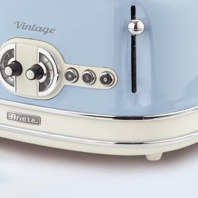 Ariete Vintage Ekmek Kızartma Makinesi 4 Dilim Mavi 0156/05 - 3