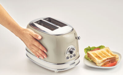 Ariete Vintage Ekmek Kızartma Makinesi 2 Dilim Bej 0155/13 - 6