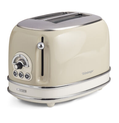 Ariete Vintage Ekmek Kızartma Makinesi 2 Dilim Bej 0155/13 - 1