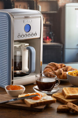 Ariete Vintage Filtre Kahve Makinesi Mavi 1342/05 - 4