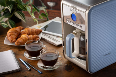 Ariete Vintage Filtre Kahve Makinesi Mavi 1342/05 - 5