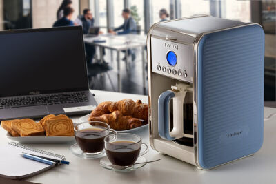 Ariete Vintage Filtre Kahve Makinesi Mavi 1342/05 - 6