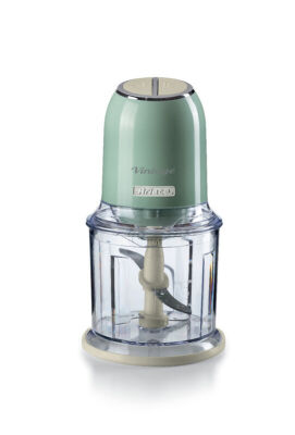 Ariete Vintage Yeşil 3'lü Bej Kahvaltı Seti (Su Isıtıcı Kettle + Doğrayıcı Rondo + Ekmek Kızartma Makinesi Özel Set KHSET09 - 3