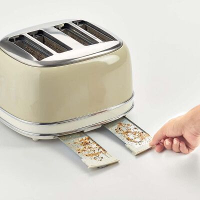 Ariete Vintage Ekmek Kızartma Makinesi 4 Dilim Bej 0156/03 - 3