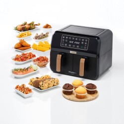 Kenwood Dual Air Fryer BK Copper HFP70.000BK - Sepette Ekstra %20 İndirimi Kaçırma!