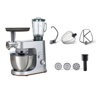 Kenwood Homebake Pro Mutfak Şefi Kıyma Aparatlı ThermoResist Cam Blender 1400 Watt 5 Lt Stand Mikser KHH01.220SI - 2