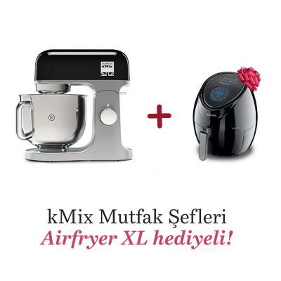 Kenwood kMix Mutfak Şefi 5 Lt 1000 Watt Siyah KMX750BK + HFP30.000BK Airfryer Hediyeli - 1
