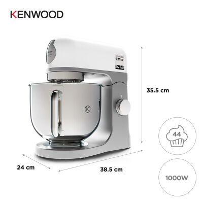 Kenwood kMix Mutfak Şefi 5 Lt 1000 Watt Beyaz KMX750WH + HFP30.000BK Airfryer Hediyeli - 4