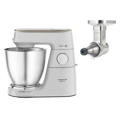Kenwood Chef Baker Mutfak Şefi KVL65.001WH + Yavaş Sıkma Aparatı KAX644ME Hediyeli - 1