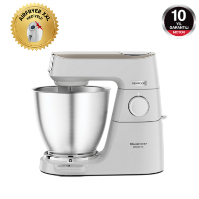 Kenwood KVL65.001WH Titanium Chef Baker XL Mutfak Şefi-Beyaz HFP50.000WH 5,5 L Airfryer Hediyeli - 1
